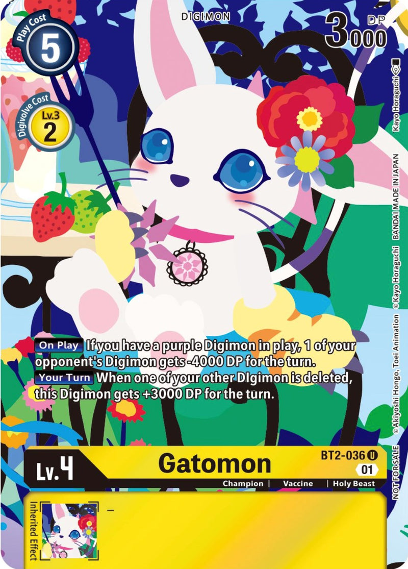 digimon gatomon card Black BT8-077 | (When an opponents Digimon attacks Digimon TCG card BT16-009 Lynxmon