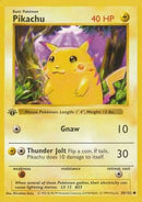 Pikachu (58/102) (Red Cheeks Misprint) [Base Set 1st Edition]