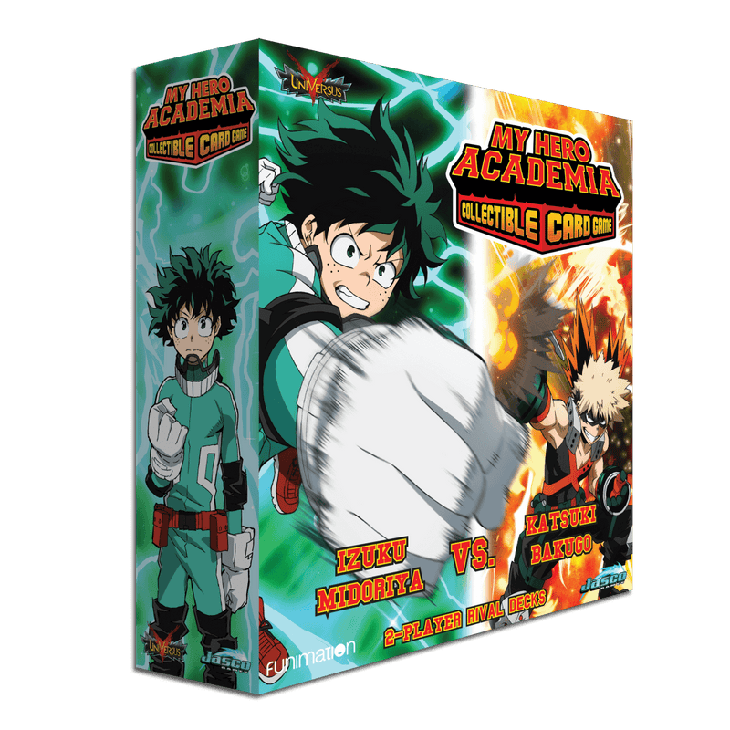 My Hero Academia Collectible Card Game Izuku Midoriya vs Katsuki Bakugo 2-Play Rival Decks (Unlimited Printing)