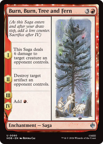 Burn, Burn, Tree and Fern [The Hobbit]