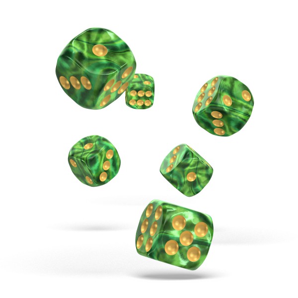 Oakie Doakie Dice - D6 12mm Gemi Jungle (36)