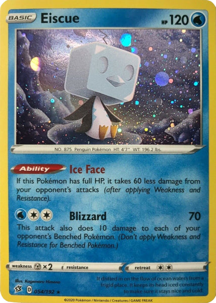 eiscue pokemon card price V - 055/192 Ultra Rare Basic Pokemon Curious why this Eiscue is