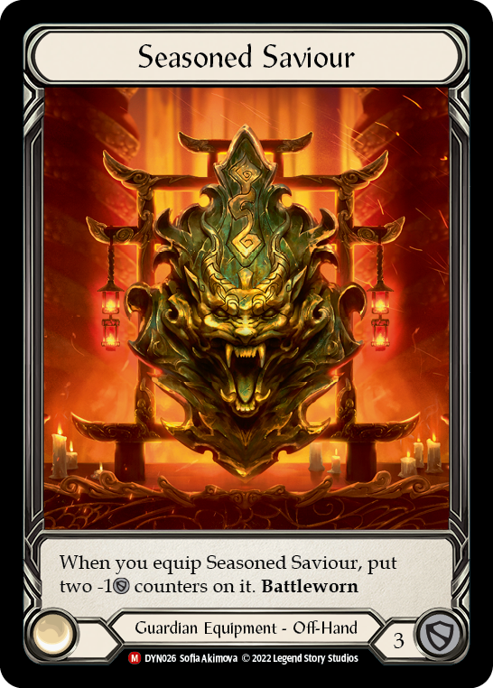 Seasoned Saviour [DYN026] (Dynasty)  Rainbow Foil