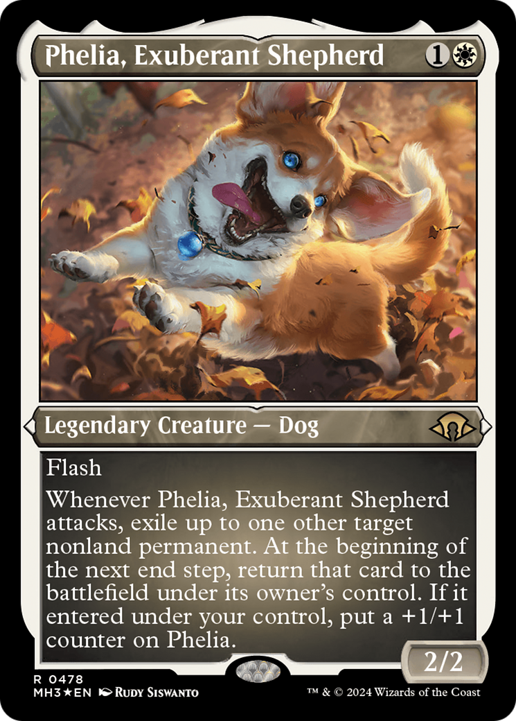 Phelia, Exuberant Shepherd (Foil Etched) [Modern Horizons 3]