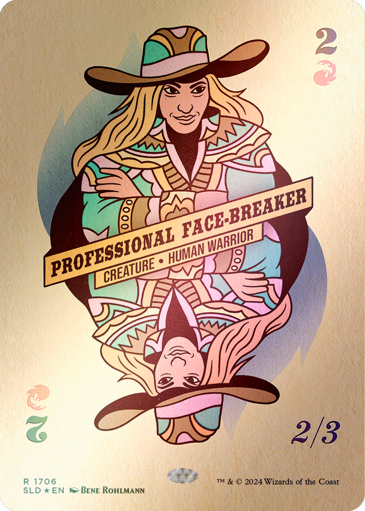 Professional Face-Breaker (Rainbow Foil) [Secret Lair Drop Series ...