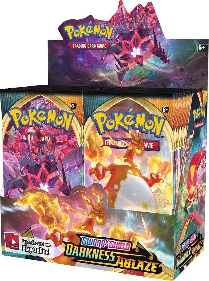 Pokemon TCG Sword and Shield-Darkness Ablaze Booster Display - Good Games