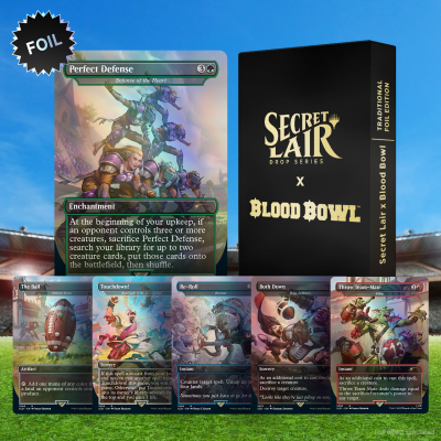 Magic: The Gathering Secret Lair Drop - Secret Lair x Warhammer Blood Bowl Traditional Foil Edition