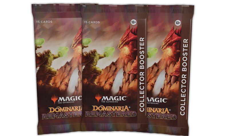 Magic: The Gathering Dominaria Remastered Collector Booster x3