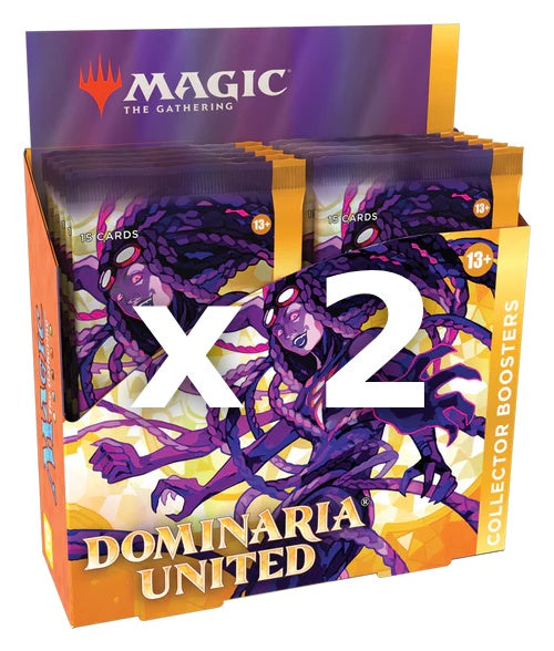 Magic: The Gathering Dominaria United Collector Booster Box X 2