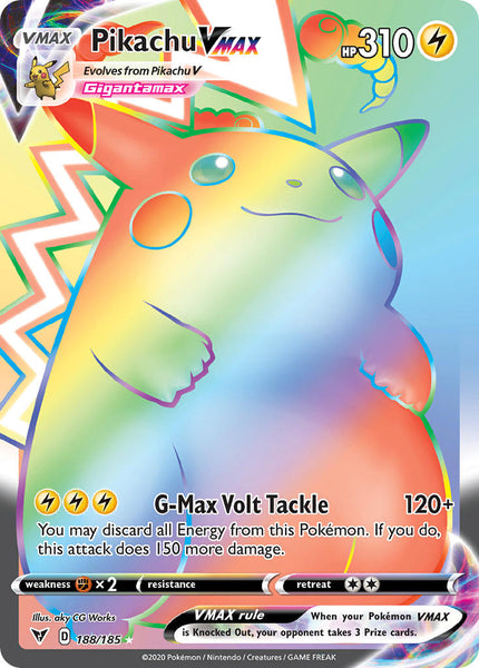 Pikachu VMAX (188/185) [Sword & Shield: Vivid Voltage] | Good