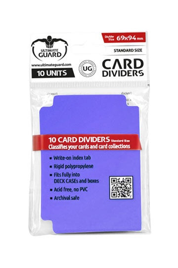 Ultimate Guard Card Dividers Standard Size Purple (10)