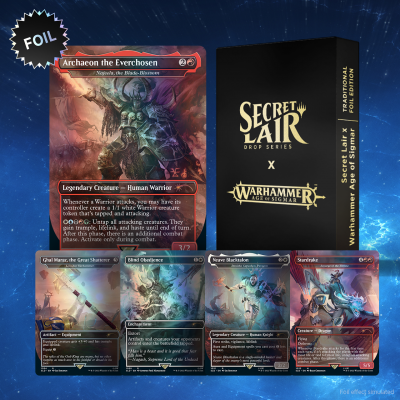 Magic: The Gathering Secret Lair Drop - Secret Lair x Warhammer Age of Sigmar Traditional Foil Edition