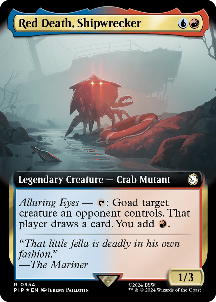 Red Death, Shipwrecker (Extended Art) (Surge Foil) [Fallout]