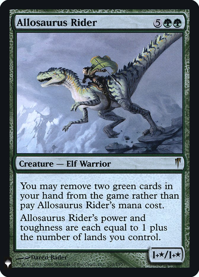 Allosaurus Rider [Mystery Booster] | Good Games TCG