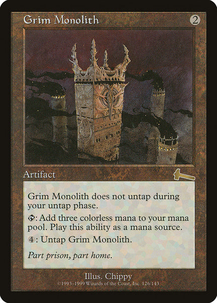 Grim Monolith [Urza's Legacy] | Good Games TCG
