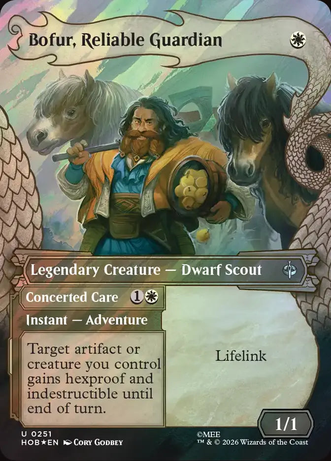 Bofur, Reliable Guardian (Showcase) (Surge Foil) [The Hobbit]
