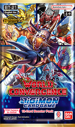 Digimon Card Game - Booster Pack – World Convergence [BT21] (Preorder)