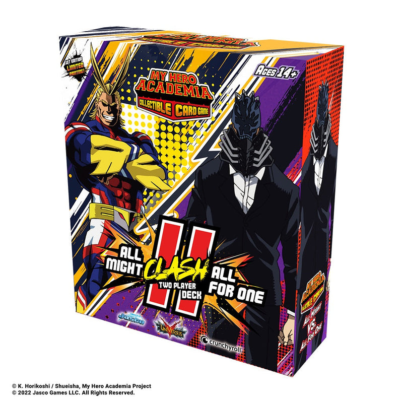 My Hero Academia Collectible Card Game 2-Player Clash Decks Wave 4 League of Villains