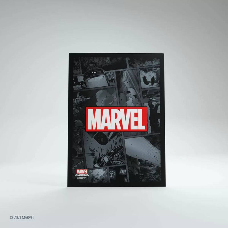 Gamegenic Marvel Champions Art Sleeves Marvel Black