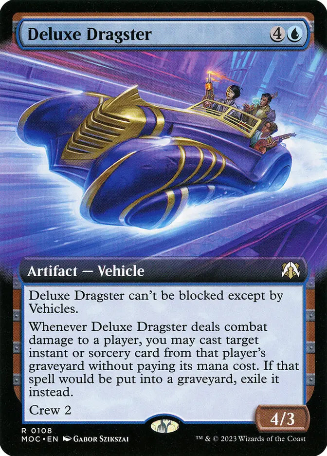 Deluxe Dragster (Extended Art) [March of the Machine Commander]
