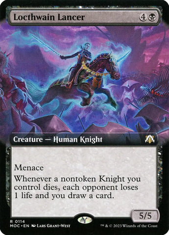 Locthwain Lancer (Extended Art) [March of the Machine Commander]