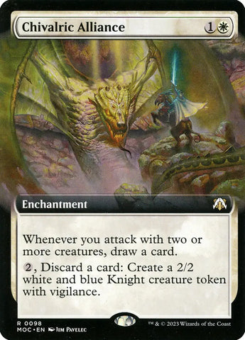 Chivalric Alliance (Extended Art) [March of the Machine Commander]