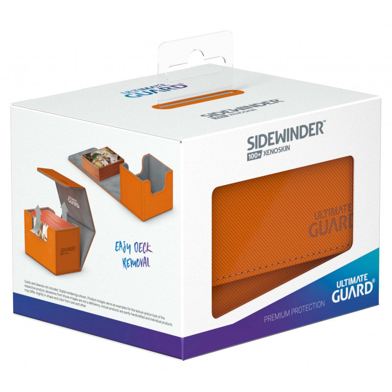 Ultimate Guard Sidewinder 100+ Standard Size Xenoskin Orange