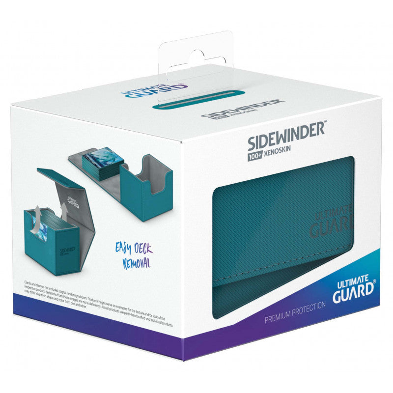 Ultimate Guard Sidewinder 100+ Standard Size Xenoskin Petrol Blue