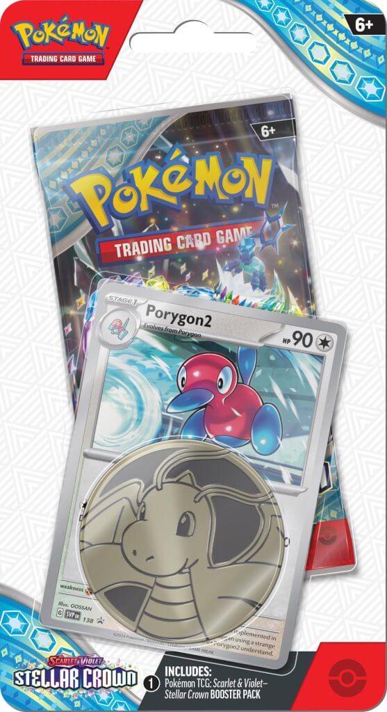 Pokemon TCG Scarlet & Violet 7 Stellar Crown Checklane Blister (Preorder)