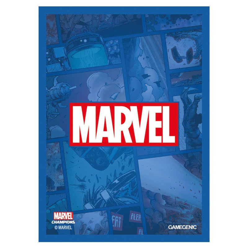 Gamegenic - Marvel Logo Blue: Marvel Champions Art Sleeves