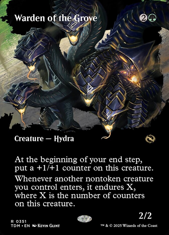Warden of the Grove (Borderless) [Tarkir: Dragonstorm]