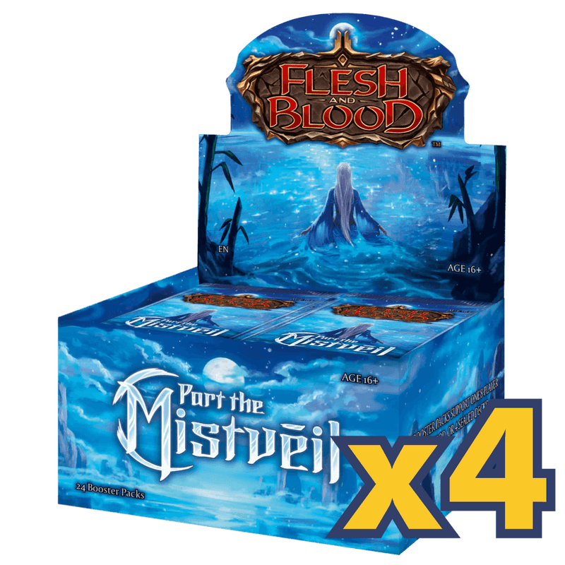 Flesh and Blood TCG - Part the Mistveil Booster Box x 4