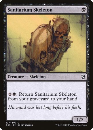 Sanitarium Skeleton [Commander 2019] - Good Games