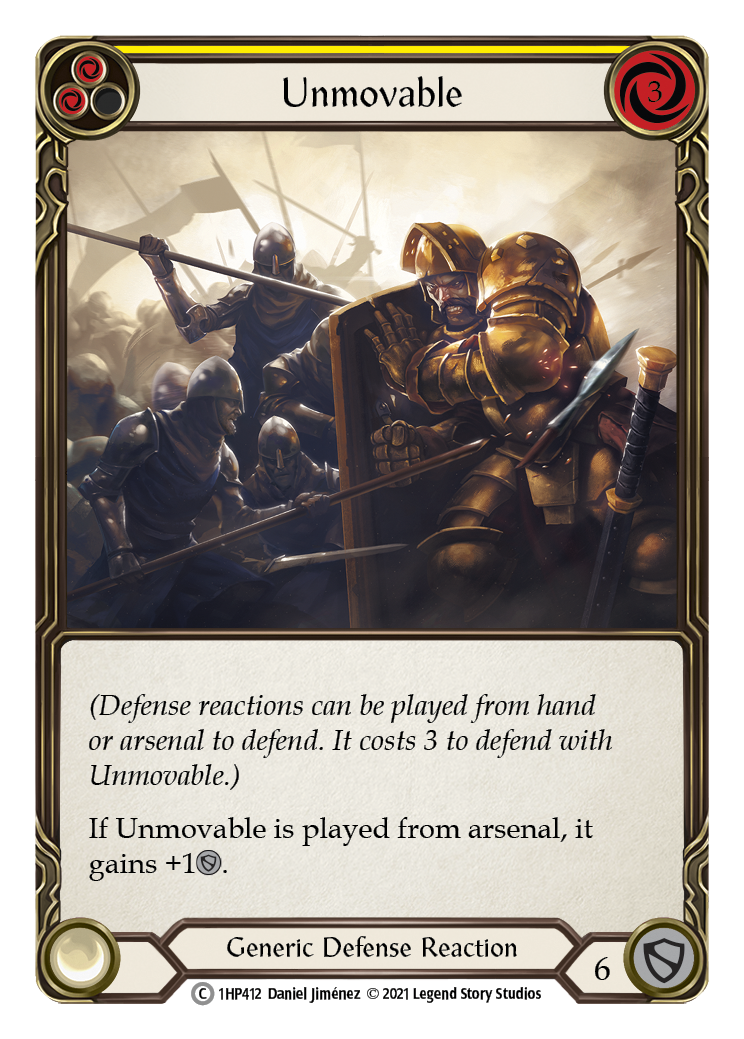 Unmovable (Yellow) [1HP412] (History Pack 1)
