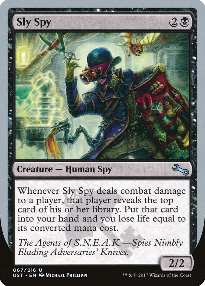Sly Spy ("Spies Nimbly Eluding Adversaries' Knives") [Unstable]