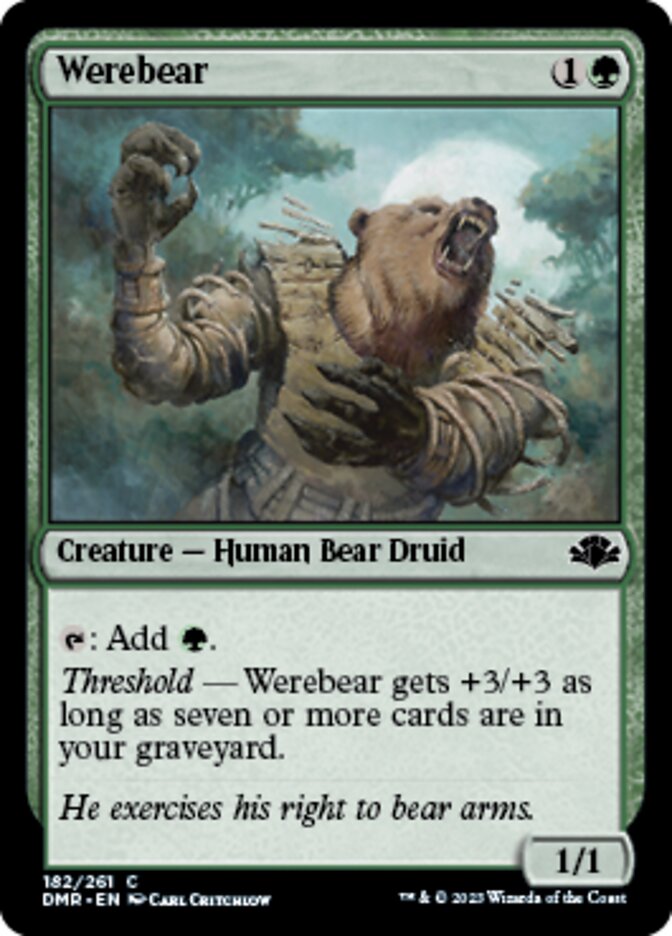 Werebear [Dominaria Remastered]