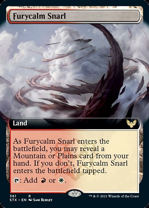 Furycalm Snarl (Extended Art) [Strixhaven: School of Mages]