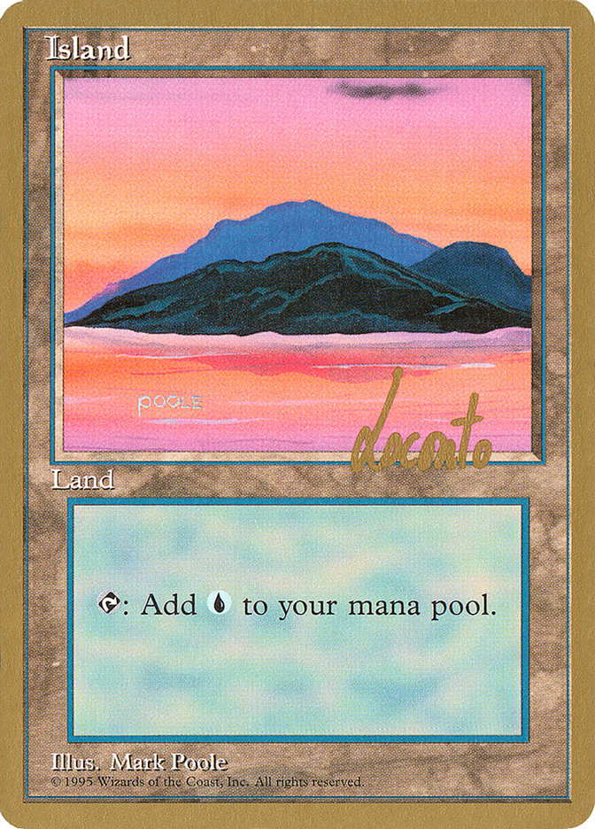 Island (ml369) (Michael Loconto) [Pro Tour Collector Set]