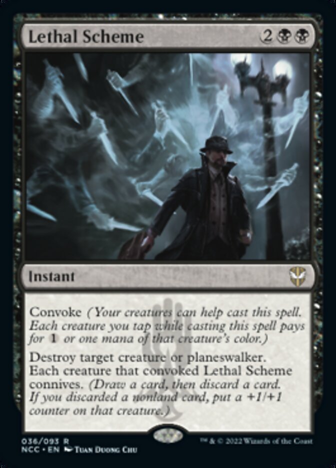 Lethal Scheme [Streets of New Capenna Commander]