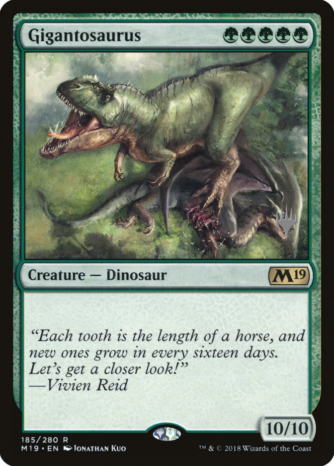 Gigantosaurus (Promo Pack) [Core Set 2019 Promos]