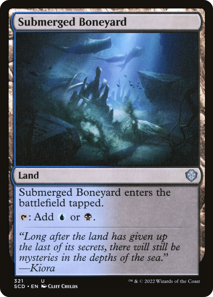 Submerged Boneyard [Starter Commander Decks]