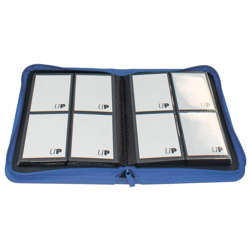 Ultra Pro Vivid 4-Pocket Zippered Pro-Binder: Blue