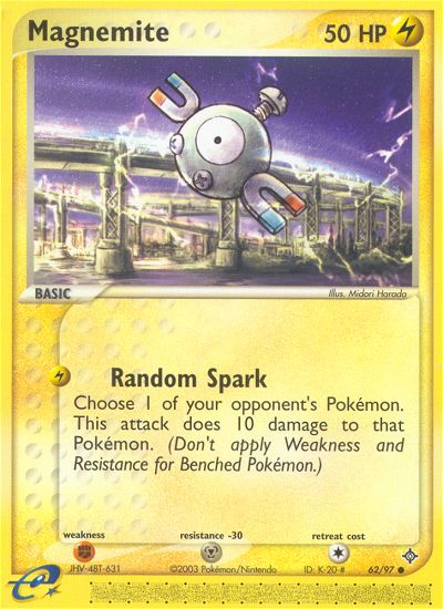 Magnemite (62/97) [EX: Dragon]