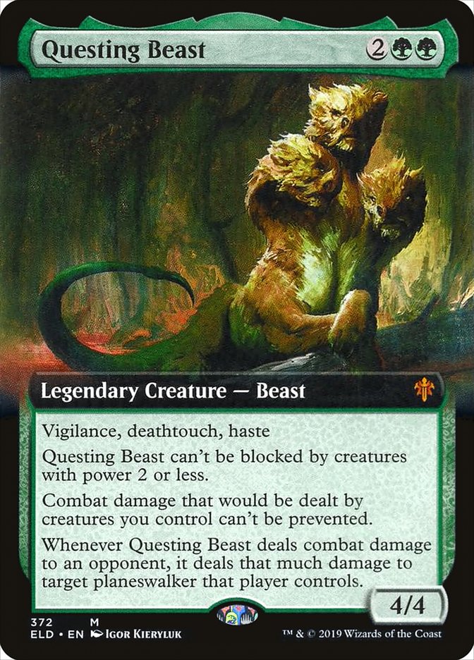 Questing Beast (Extended Art) [Throne of Eldraine]