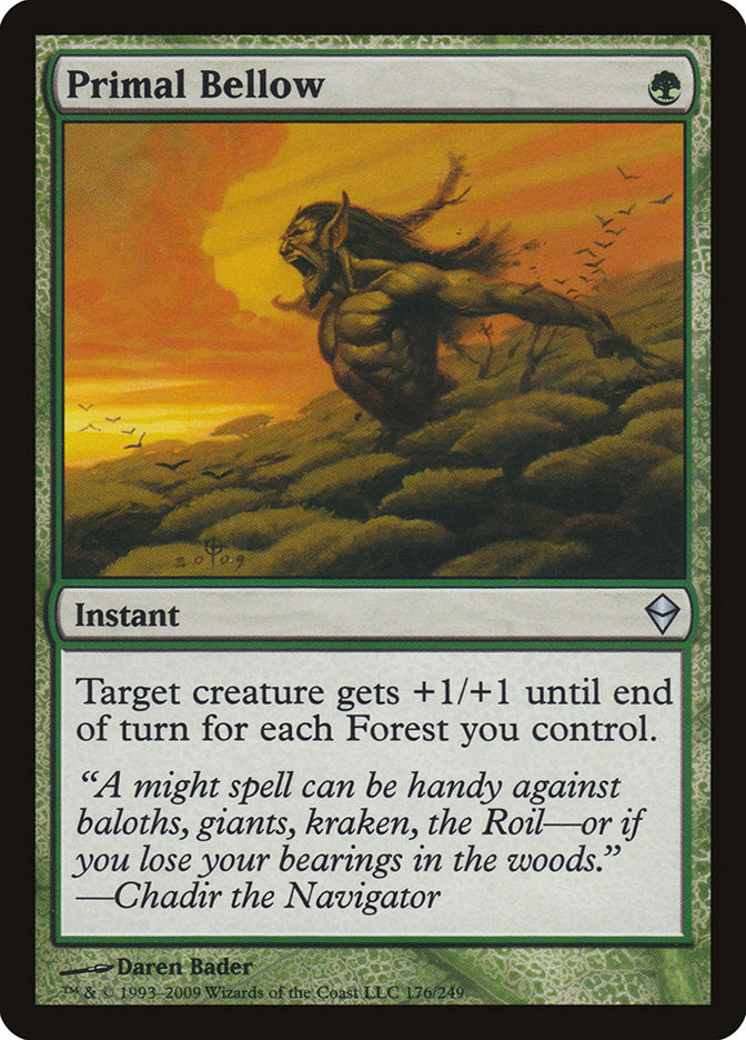 Primal Bellow [Zendikar]