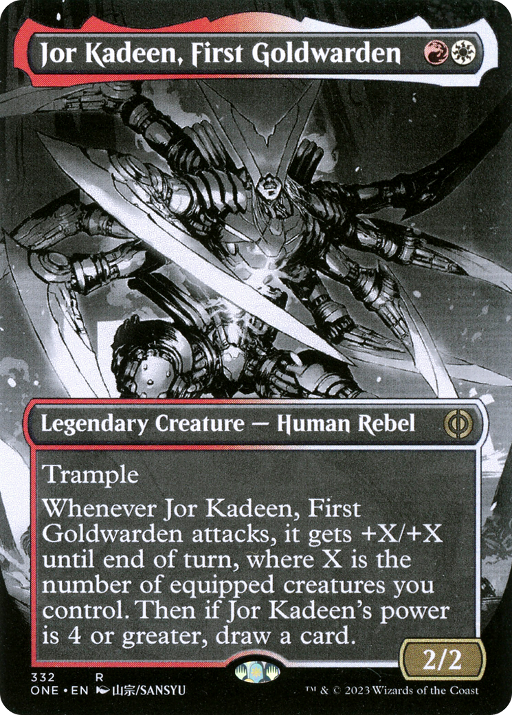 Jor Kadeen, First Goldwarden (Borderless Manga) [Phyrexia: All Will Be One]