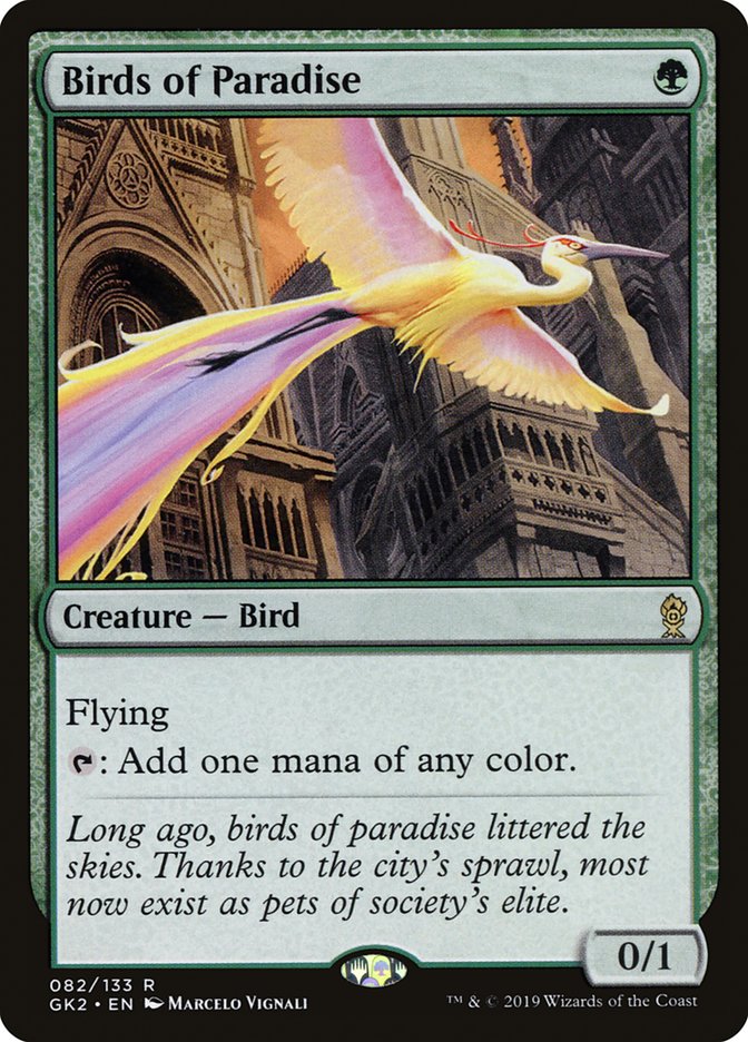 Birds of Paradise [Ravnica Allegiance Guild Kit]