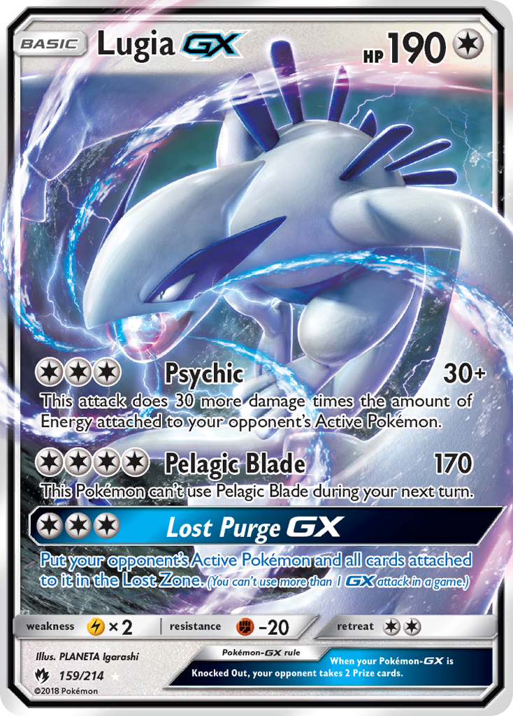 Lugia GX (159/214) [Sun & Moon: Lost Thunder]