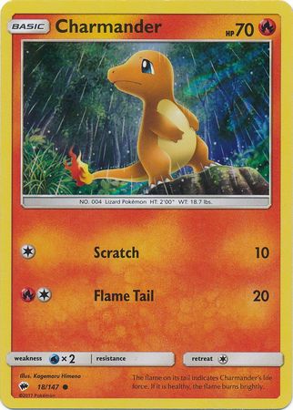 Charmander (18/147) (Premium Collection Promo) [Sun & Moon: Burning Shadows]