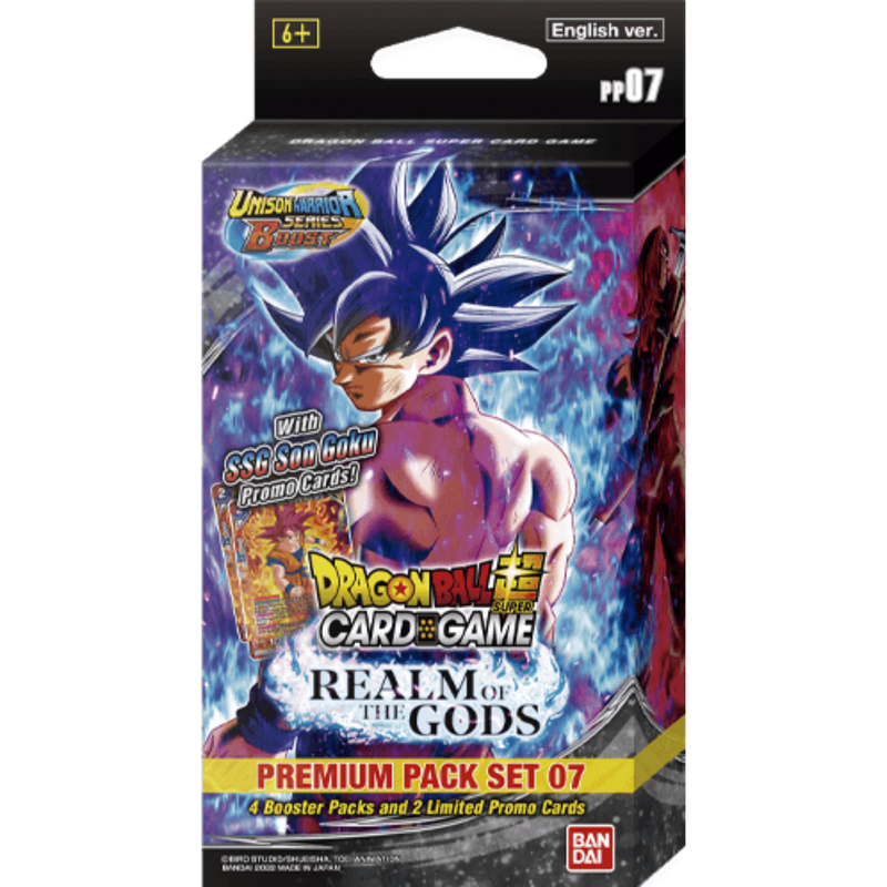 Dragon Ball Super Card Game Series 16 UW7 Realm of the Gods Premium Pack [PP07]